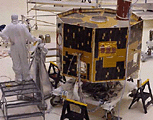 Assembly of the IMAGE spacecraft