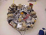 Top view of the completed IMAGE instrument deck